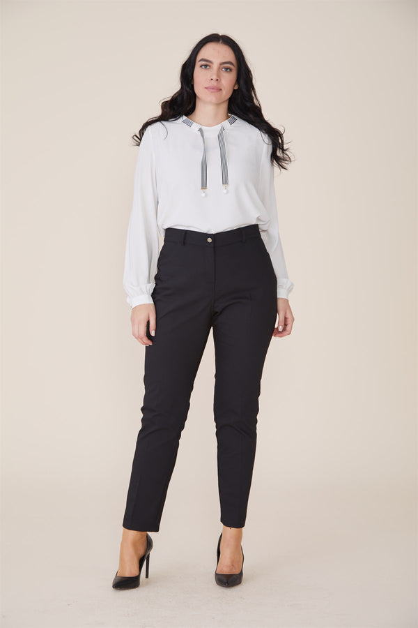 Women's Black Straight Pants