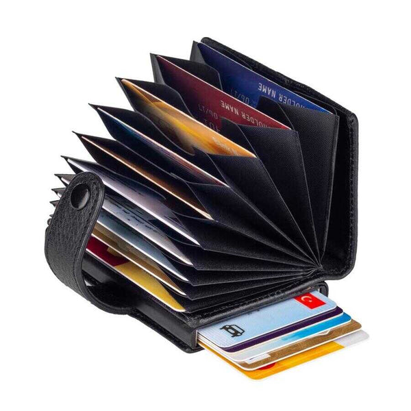 Men's Black Leather Card Holder
