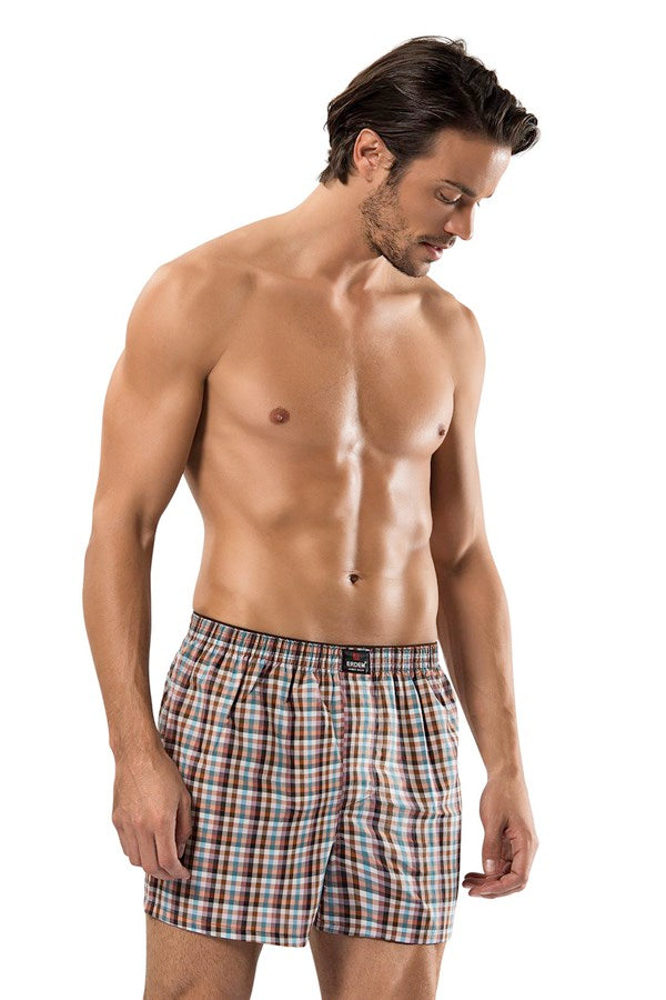 Men's Plaid Poplin Boxer