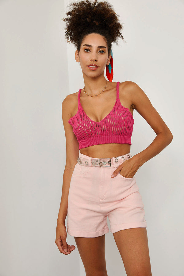 Women's Pocket Powder Rose Shorts