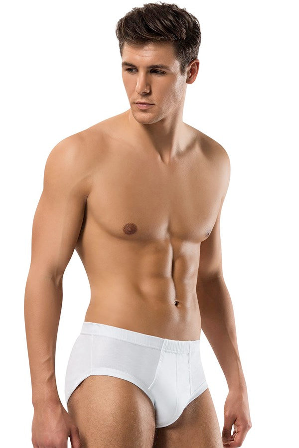 Men's Basic White Briefs