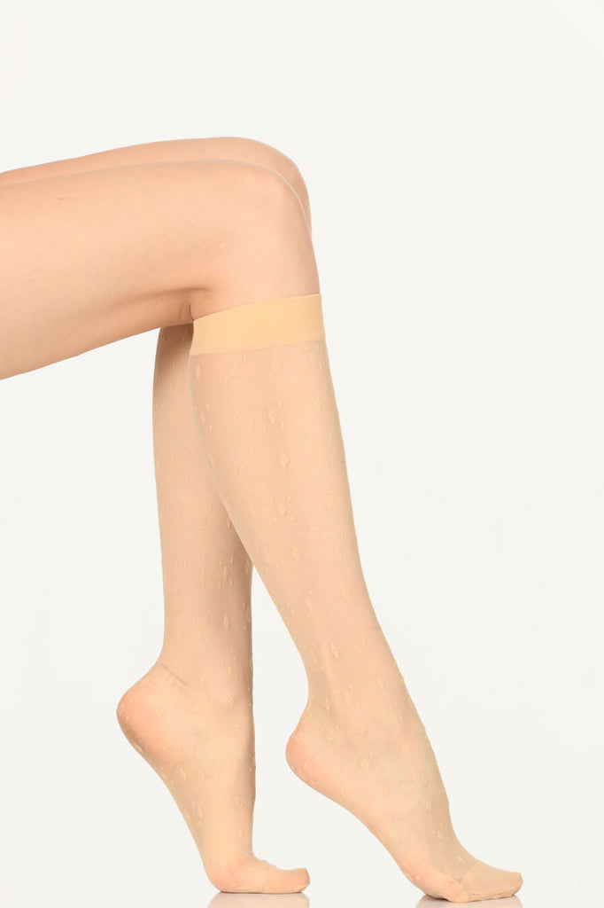 Women's Patterned Lycra Socks