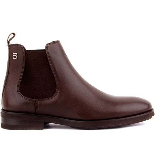 Men's Brown Leather Boots