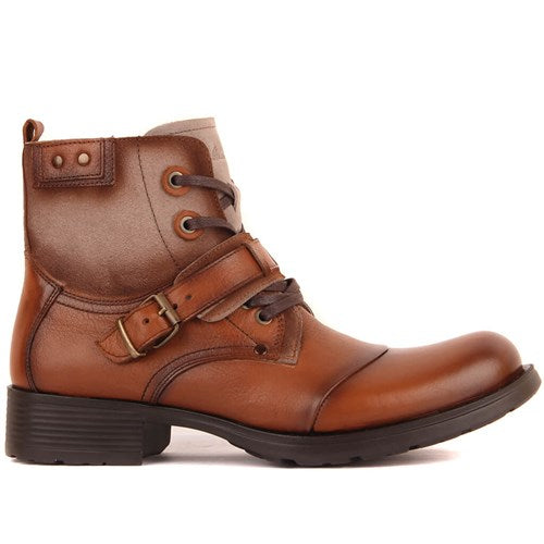 Men's Zipped Ginger Boots