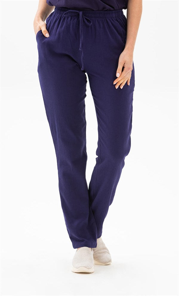 Women's Purple Gauze Pants