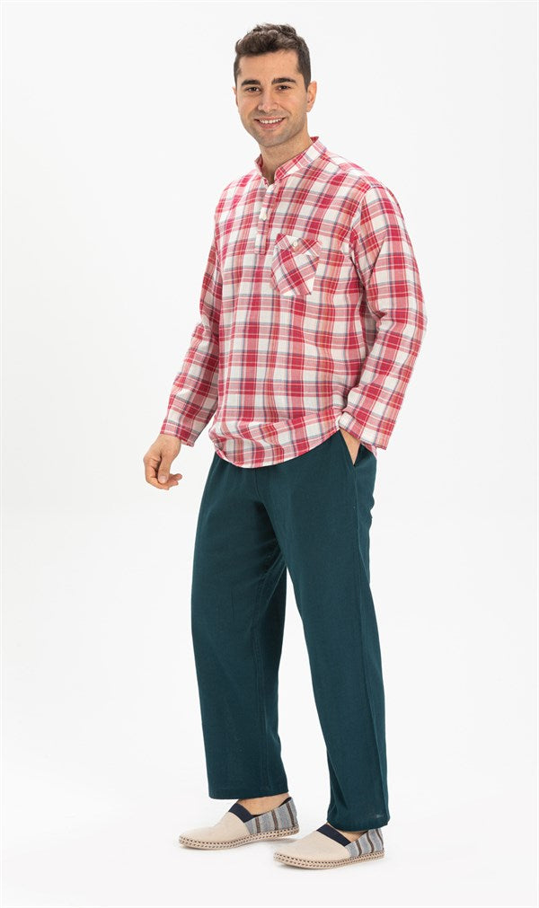 Men's Petrol Gauze Pantalettes