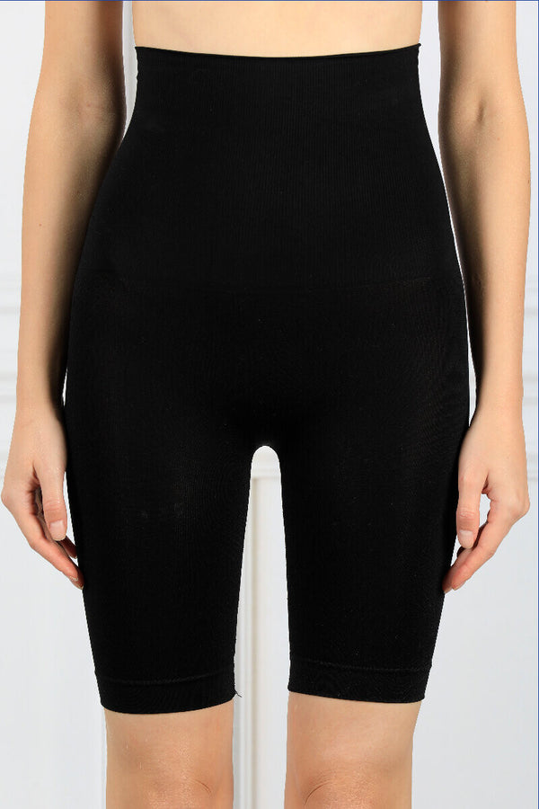 Women's Black Tummy Control Shapewear Shorts