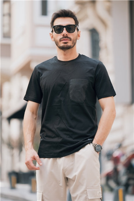 Men's Crew Neck Pocket T-shirt