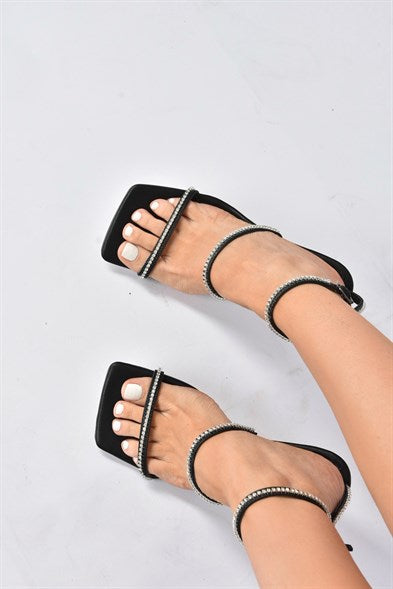 Women's Black Heeled Shoes