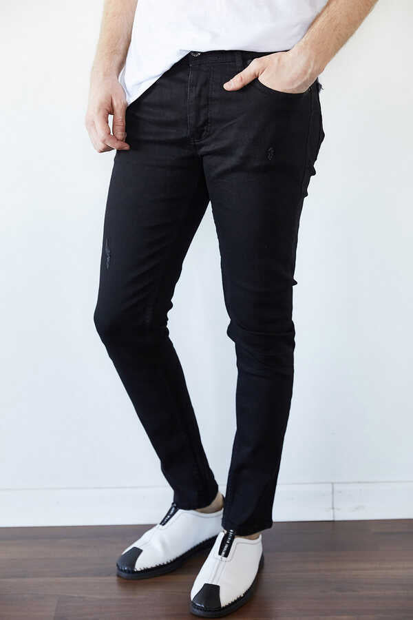 Men's Black Slim Fit Jeans