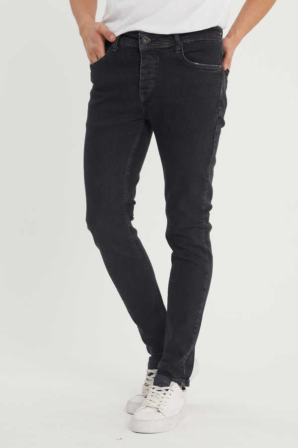 Men's Black Slim Fit Jogger Jeans