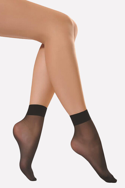 Women's Black Socket Socks