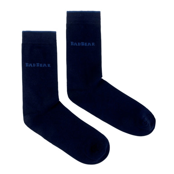 Unisex Basic Navy Blue Socks