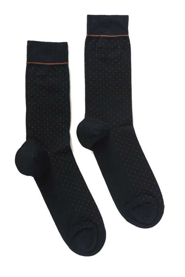 Men's Plain Navy Blue Socks