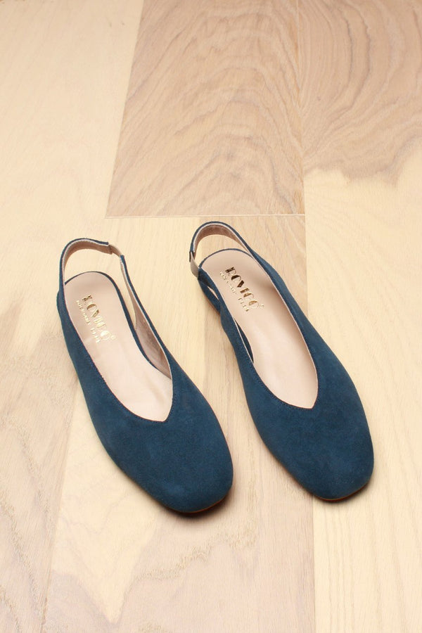 Women's Blue Flat Shoes