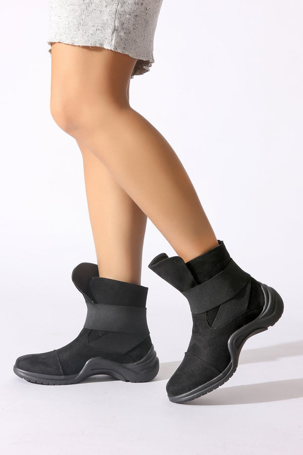 Women's Black Suede Boots