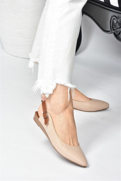 Women's Tan Casual Flat Shoes