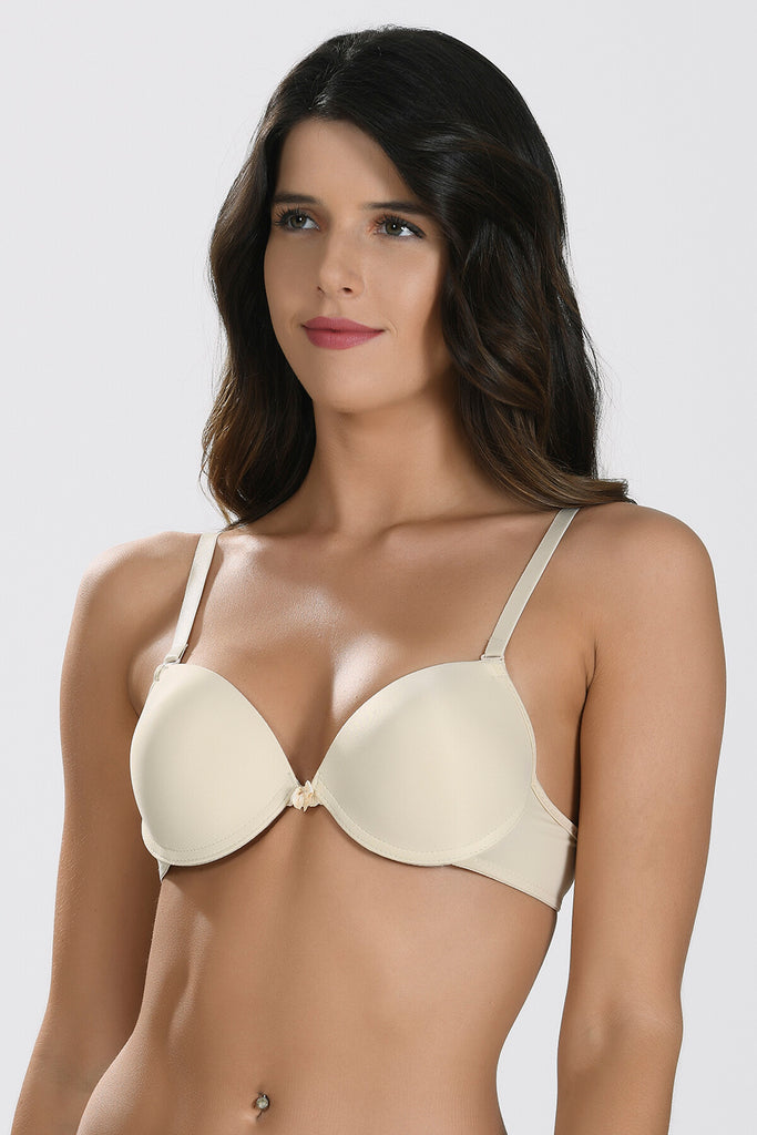 Women's Tan Color Push Up Bra