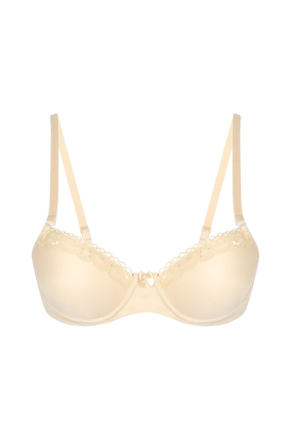 Women's Tan Color Unsupported Bra