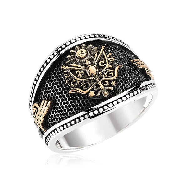 Men's Silver Metal Ring