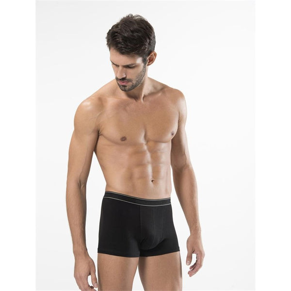 Men's Black Lycra Boxer
