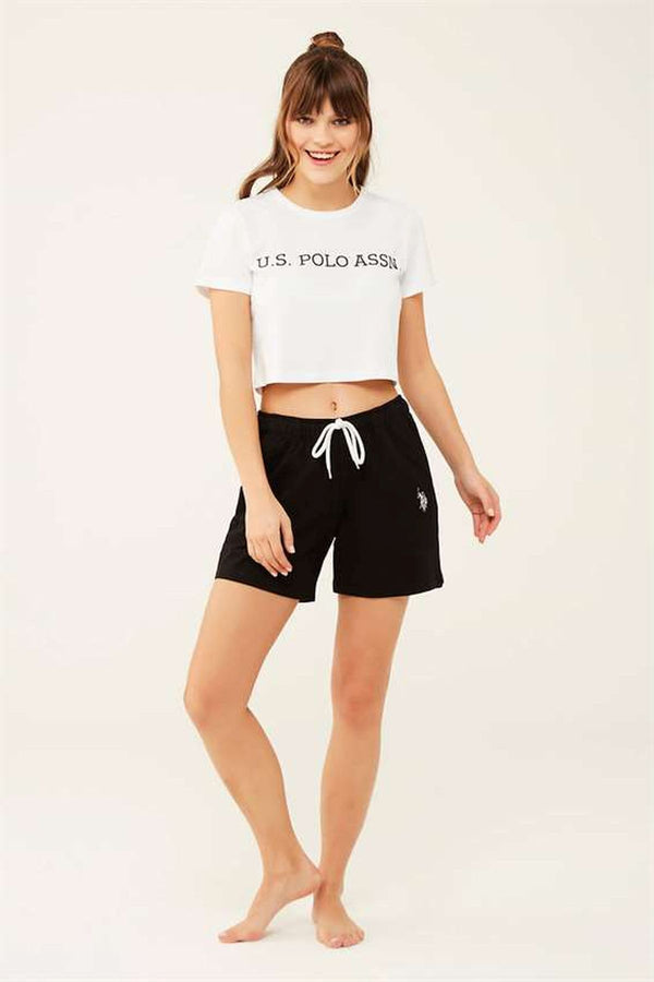 Women's Pocket Black Shorts