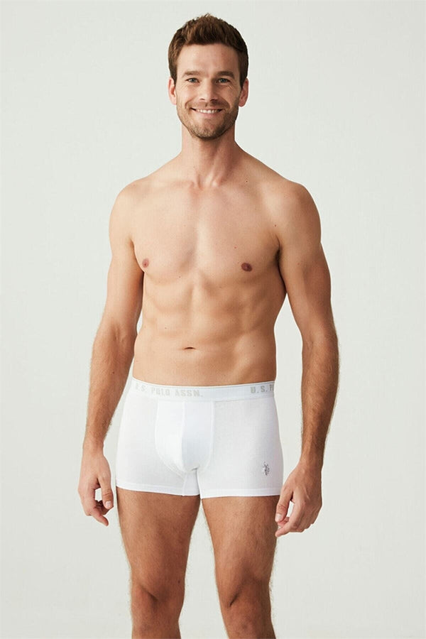Men's Basic White Boxer - 3 Pieces