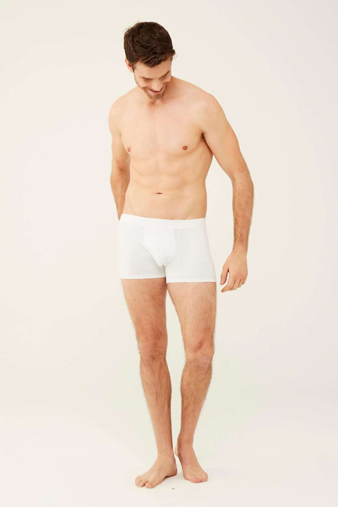 Men's Basic White Boxer