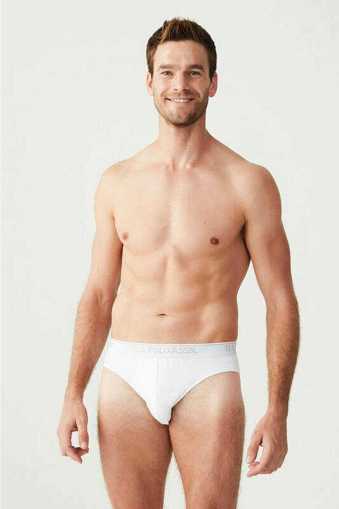 Men's Basic White Briefs - 3 Pieces