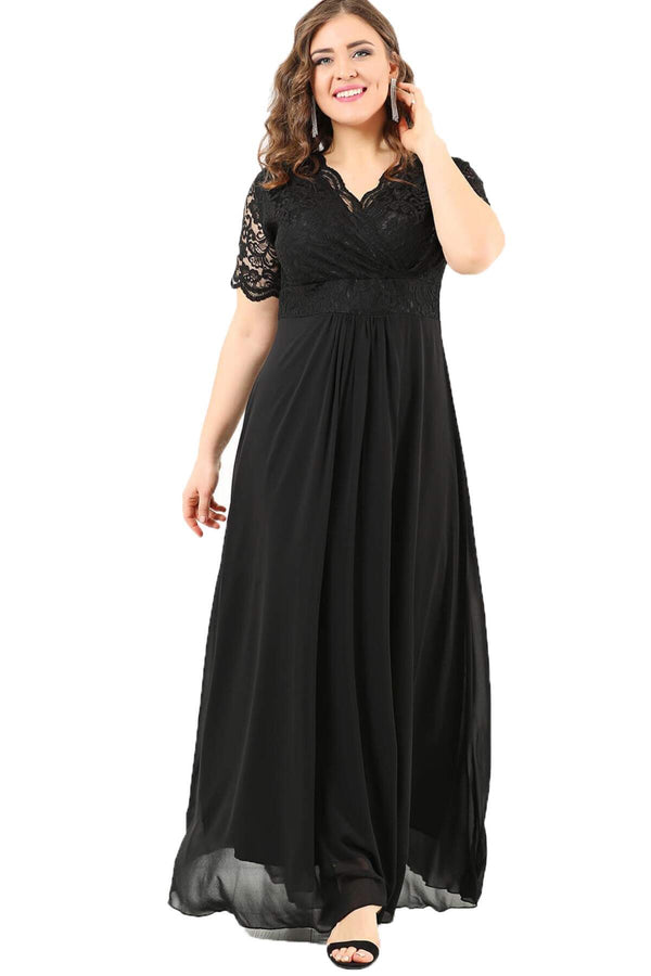 Women's Oversize Chiffon Evening Dress