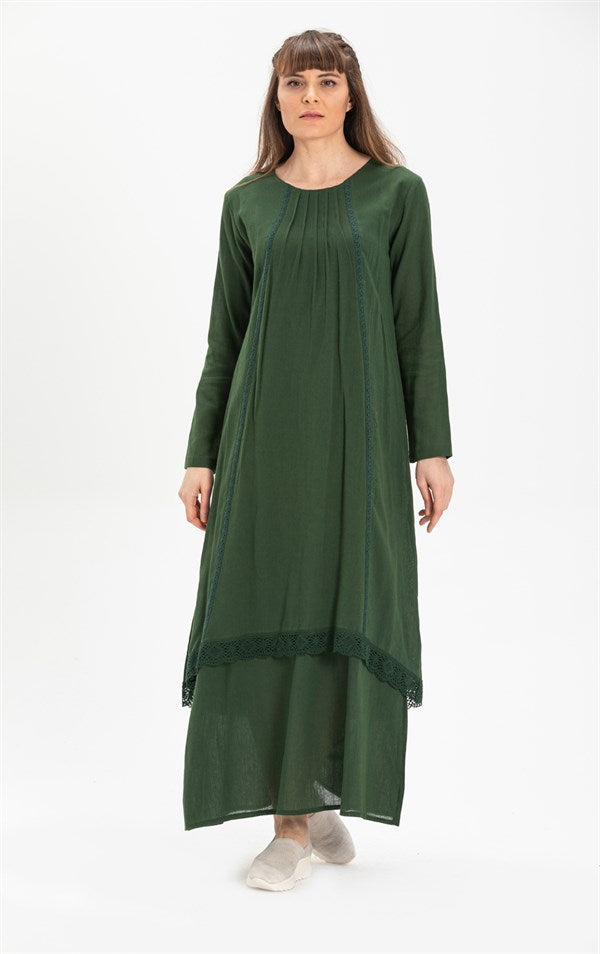 Women's Green Midi Dress