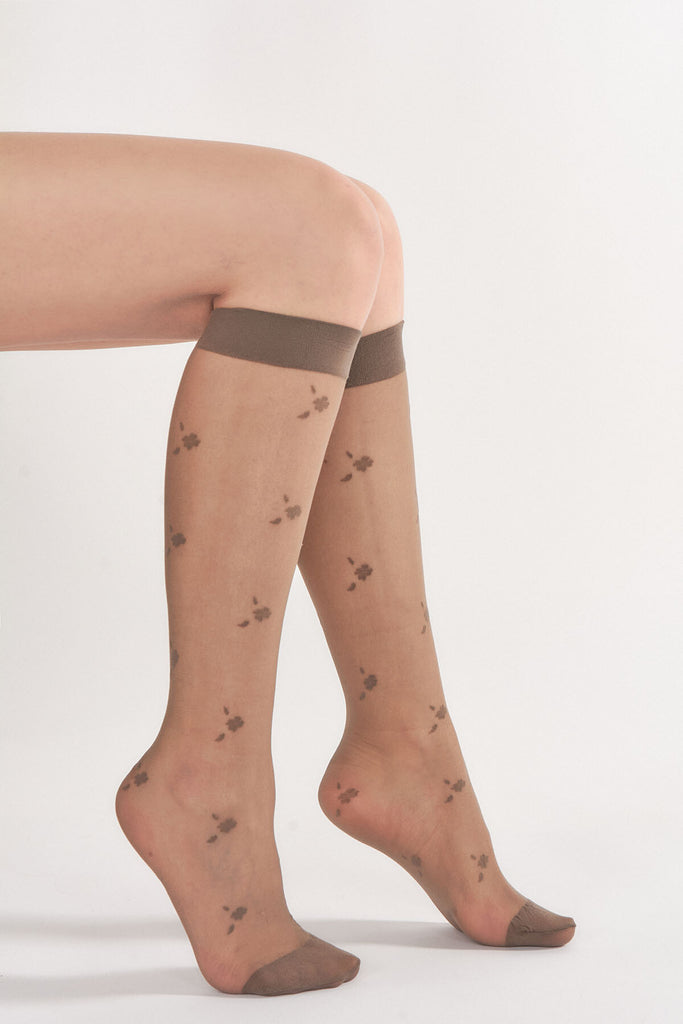 Women's Patterned Mink Socks
