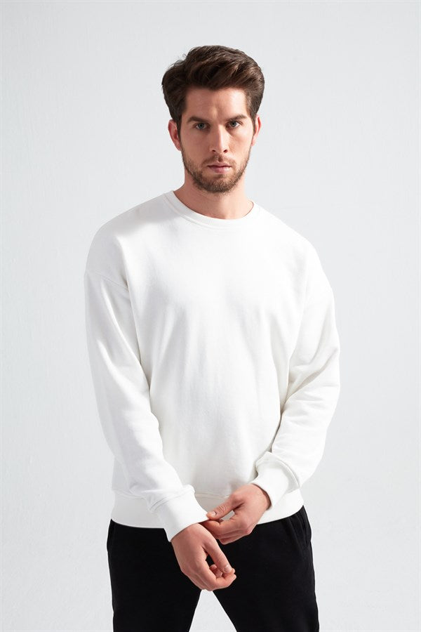 Men's Oversize Basic 2 Ply Sweatshirt