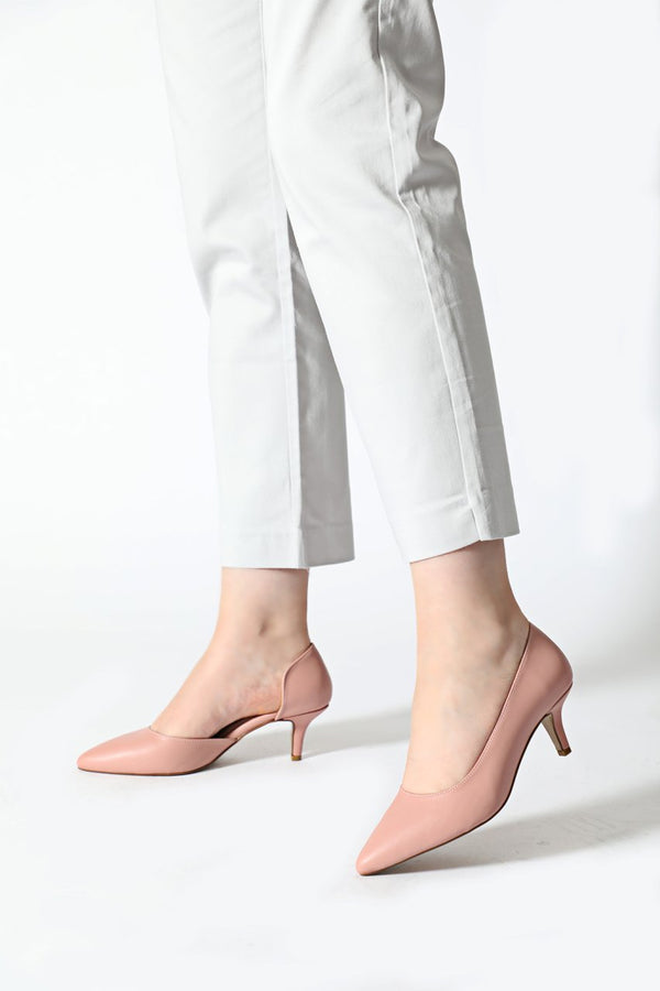 Women's Salmon Heeled Shoes