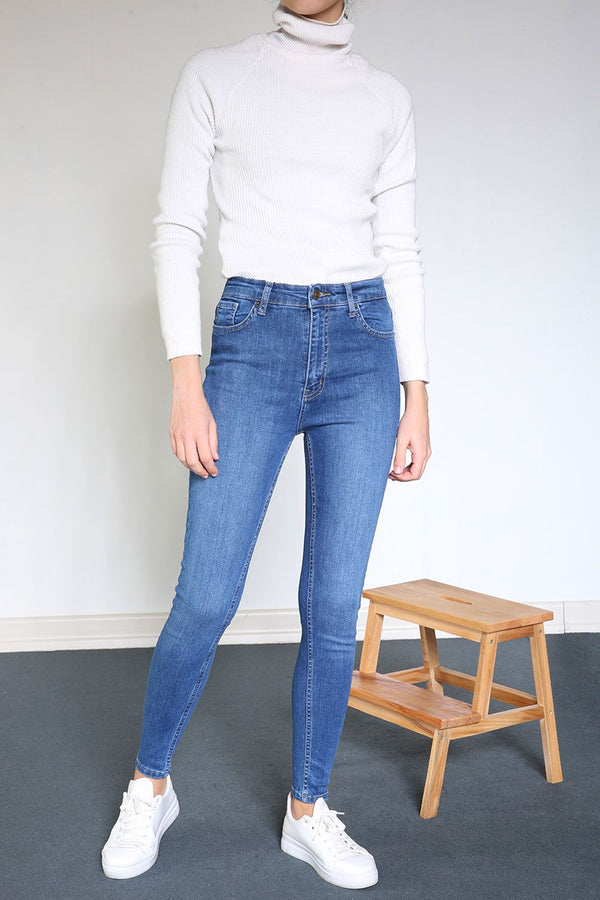 Women's Blue Skinny Pants