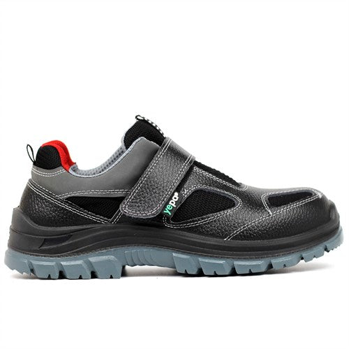 Men's Steel Toe Black Work & Safety Shoes