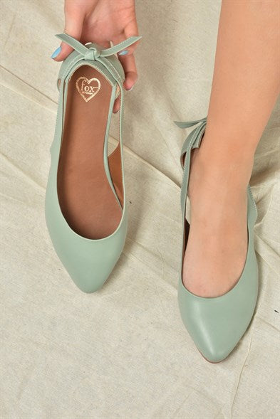 Women's Green Flat Shoes